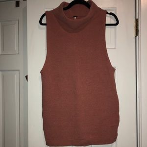 Free people sleeveless knit sweater